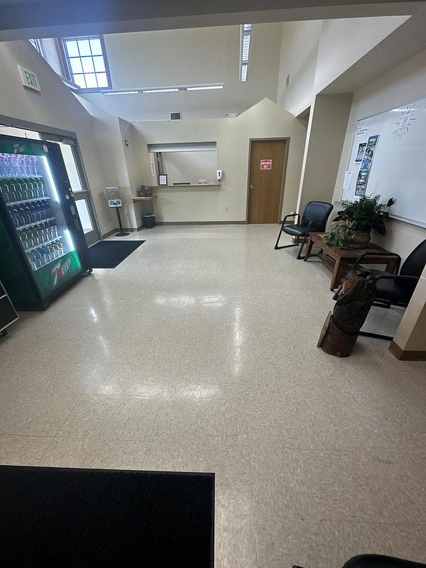 Recreation center lobby