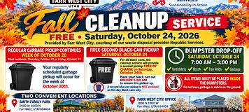 Today is the Day! Farr West City’s First-Ever Fall Cleanup Service